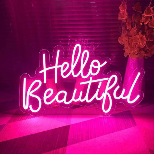 Neon Hello Beautiful - Printmister